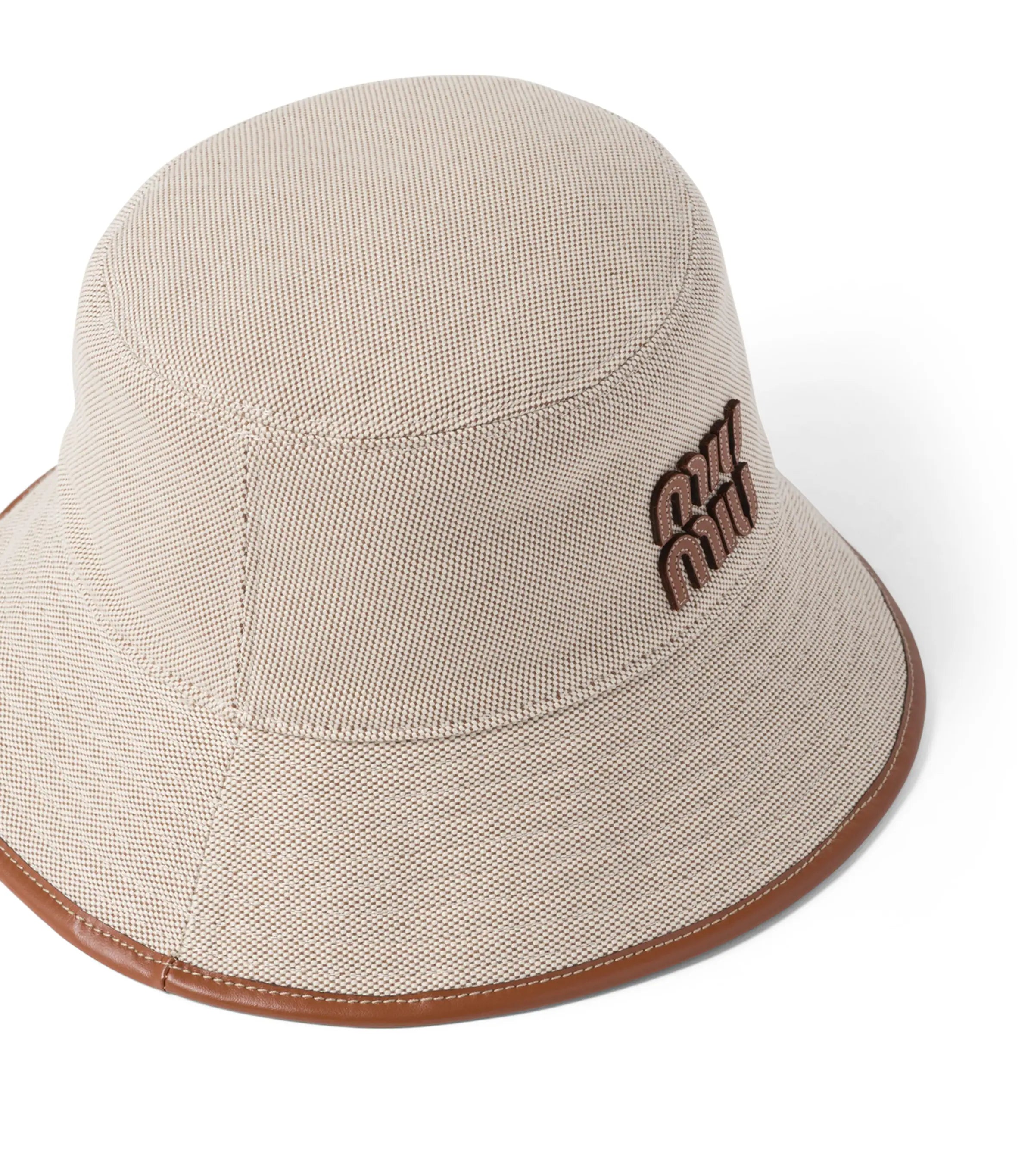 MIU MIU Canvas bucket hat