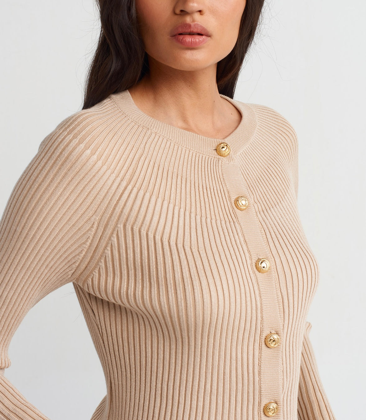 Spanish -Sleeve Knit Cardigan