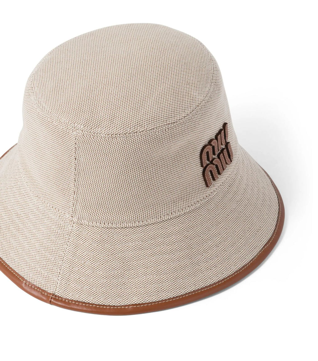 MIU MIU Canvas bucket hat