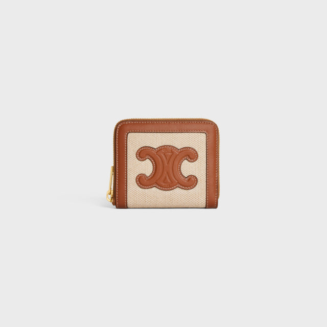 Celine Compact zipped wallet Smooth calfskin