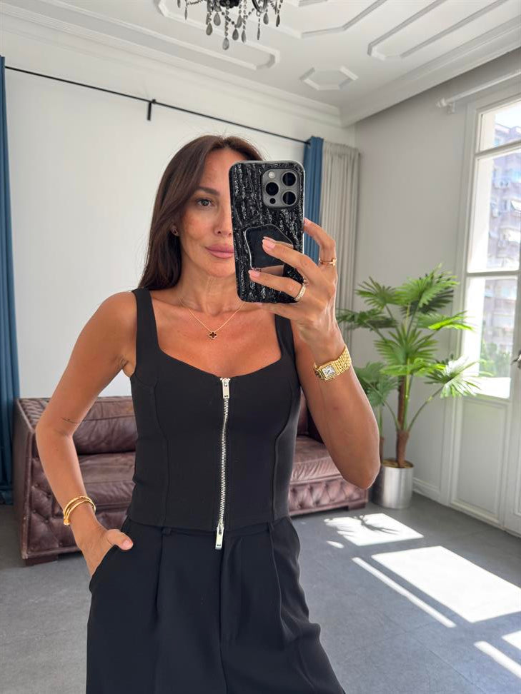 Zipper - black top