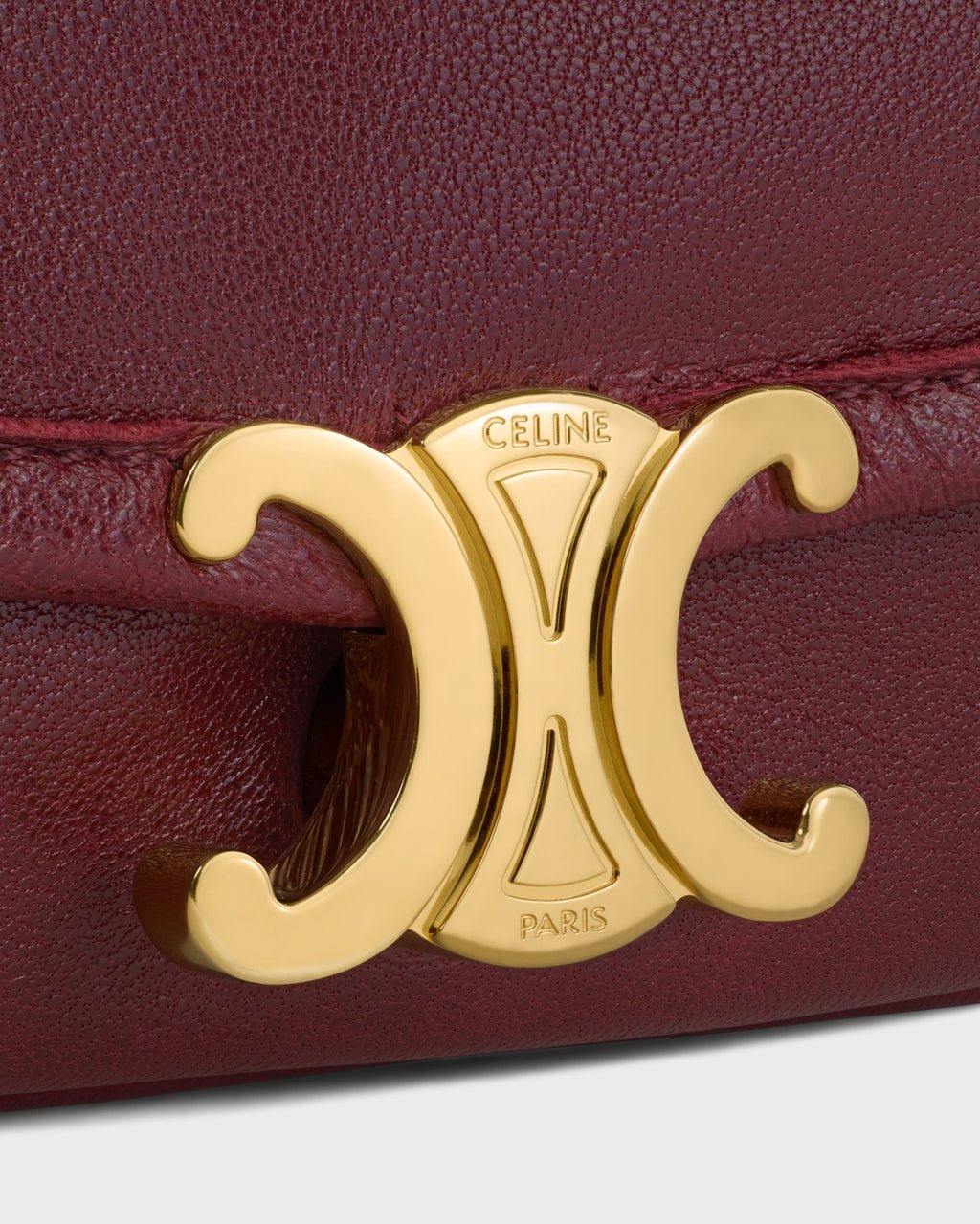 LITTLE HALFMOON SOFT TRIOMPHE IN SUPPLE SHINY LAMBSKIN