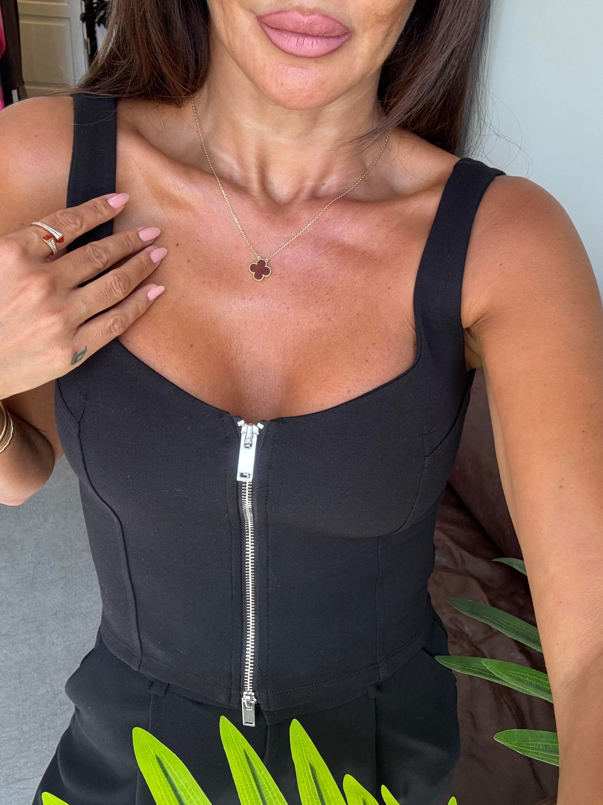 Zipper - black top