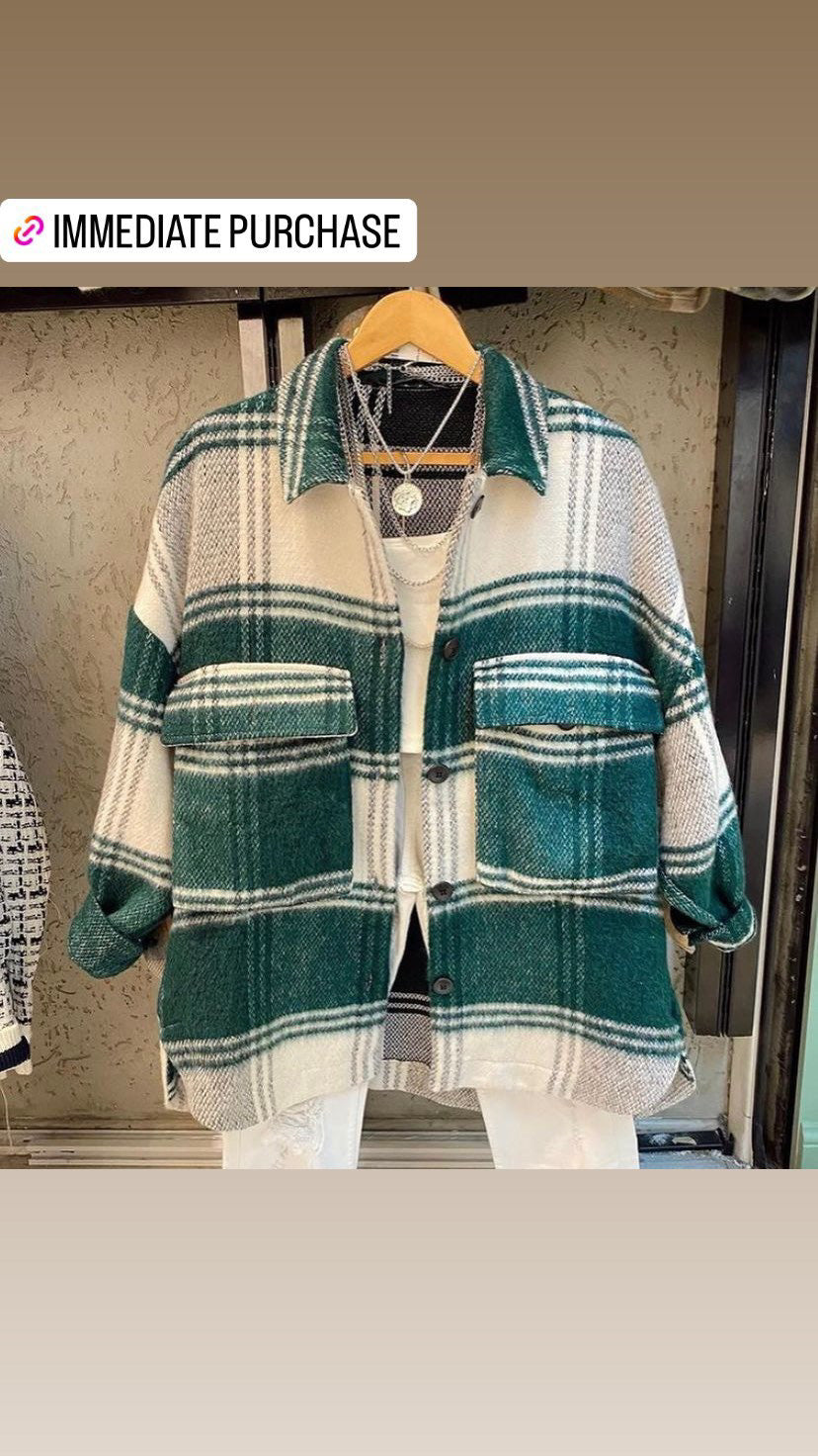 OVERSIZED- GREEN JACKET