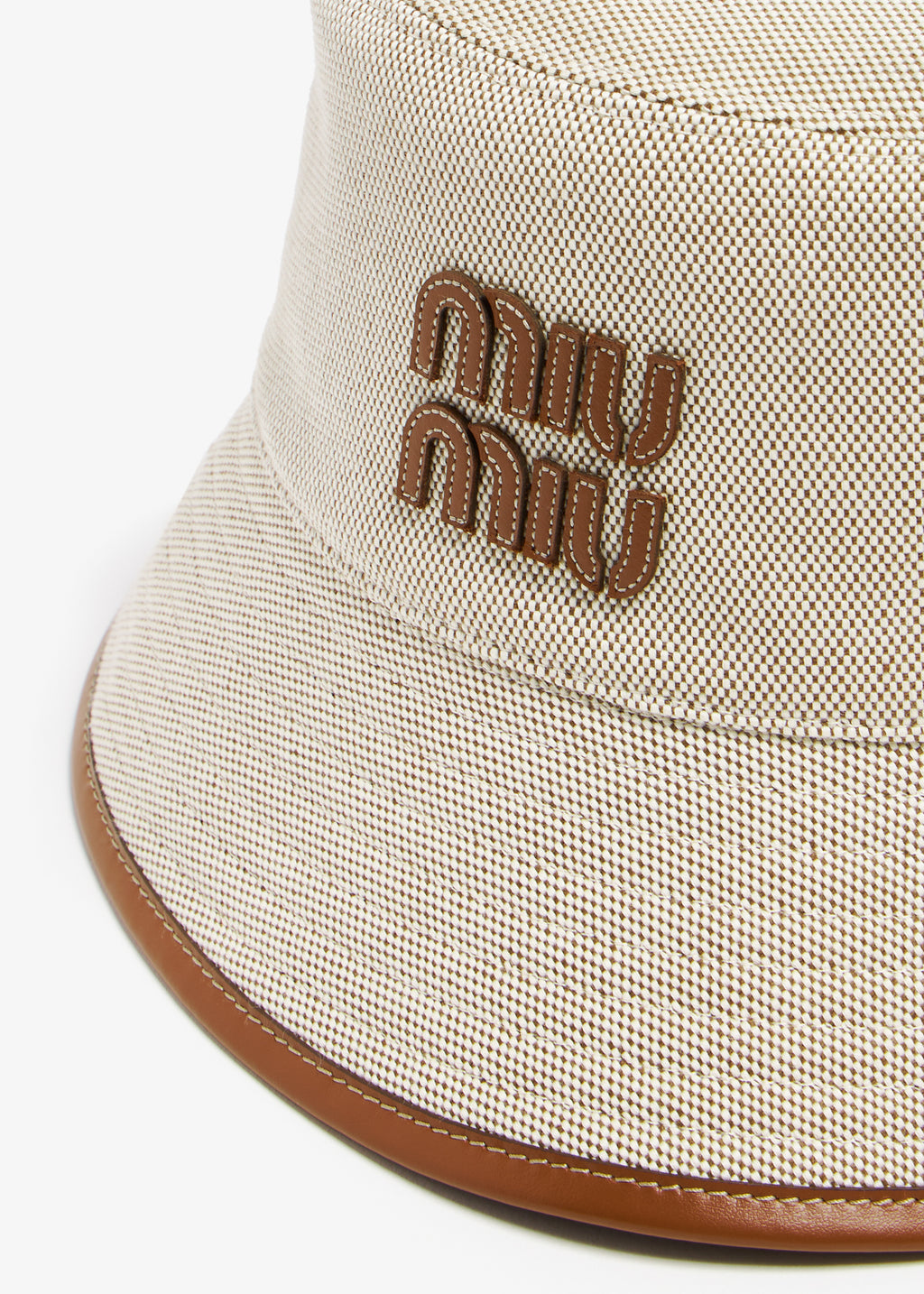 MIU MIU Canvas bucket hat