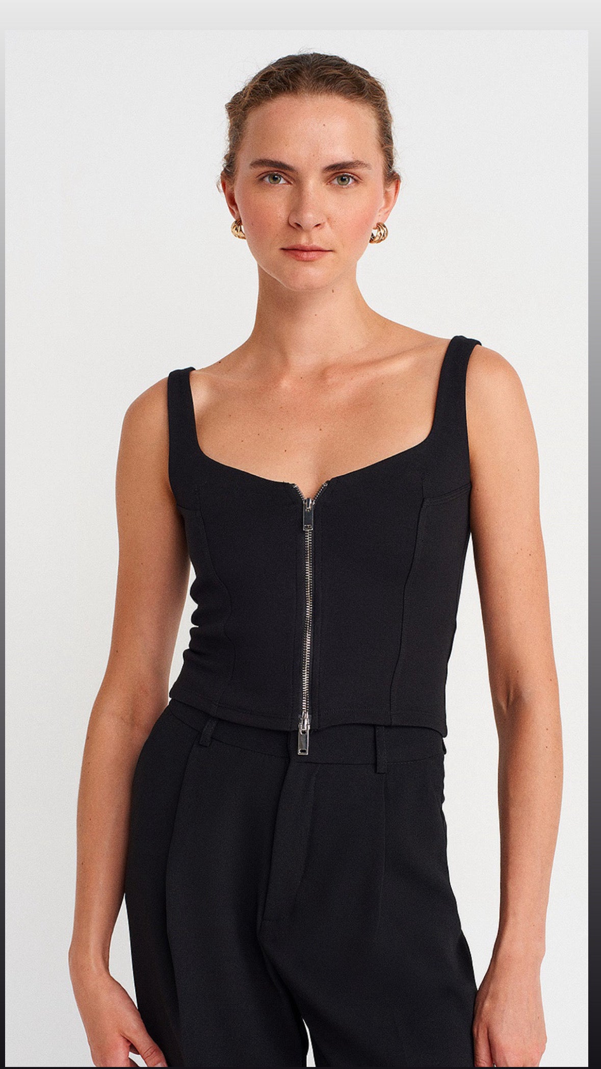 Zipper - black top