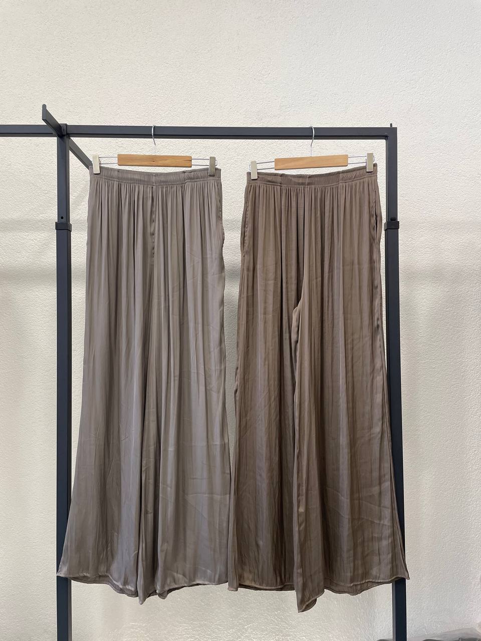 Saten straight pants - NEW