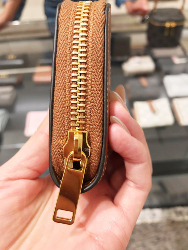 Celine Compact zipped wallet Smooth calfskin