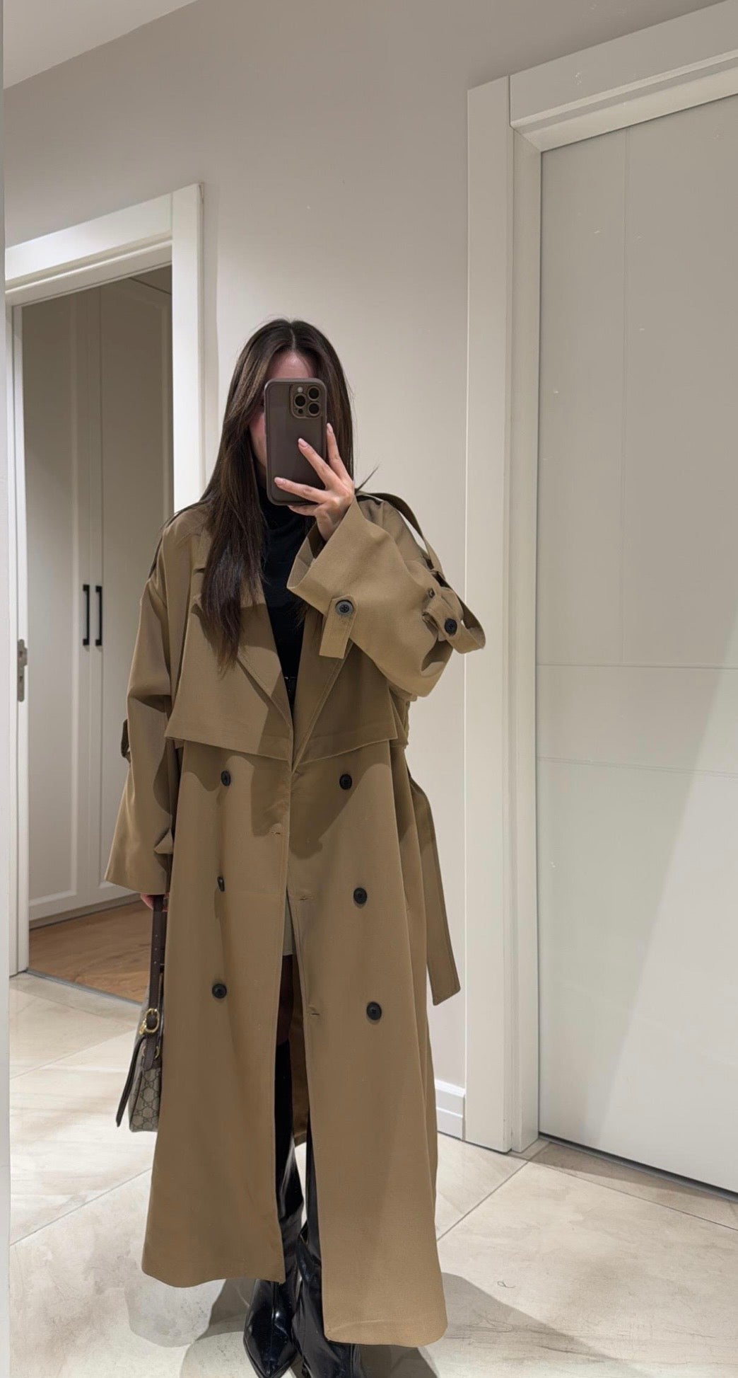 Winter essential trench coat (25 trending color)
