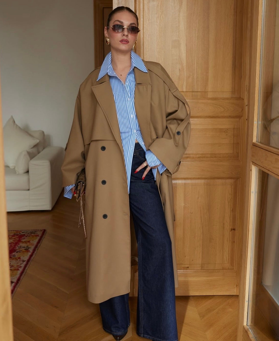 Winter essential trench coat (25 trending color)