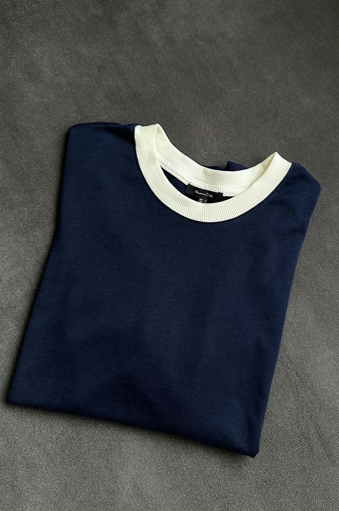 Massimo dutti - navy blue T-shirt
