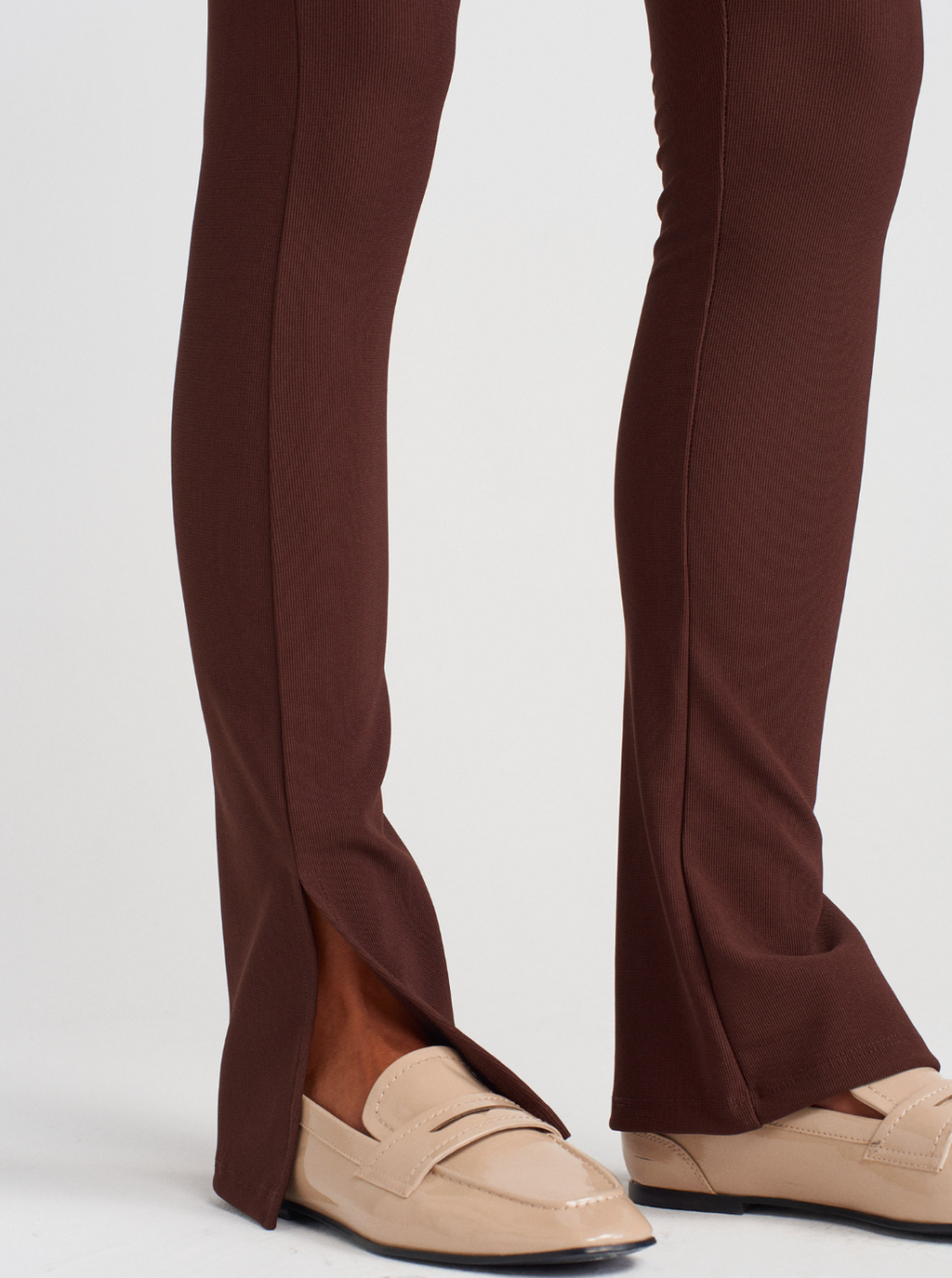 Ottoman Tights with Slit Legs-Smoked ( 25-26 trending color)