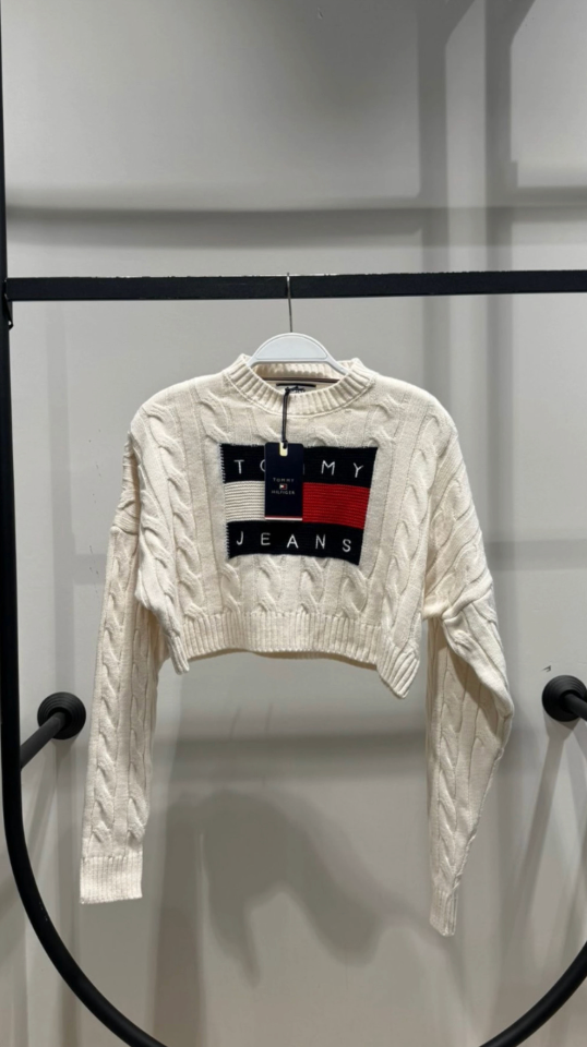 TOMMY crop pullover