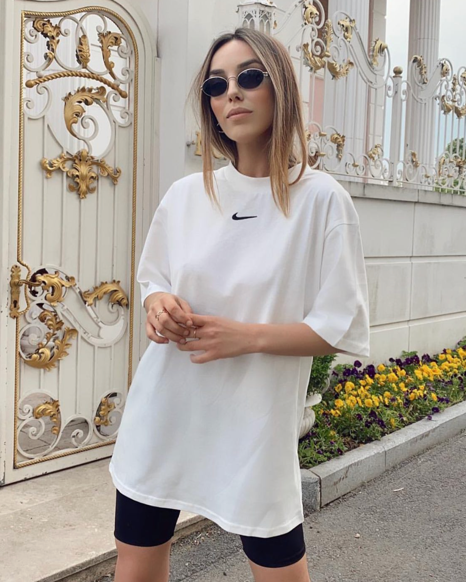 NIKE-oversized relax T-shirt