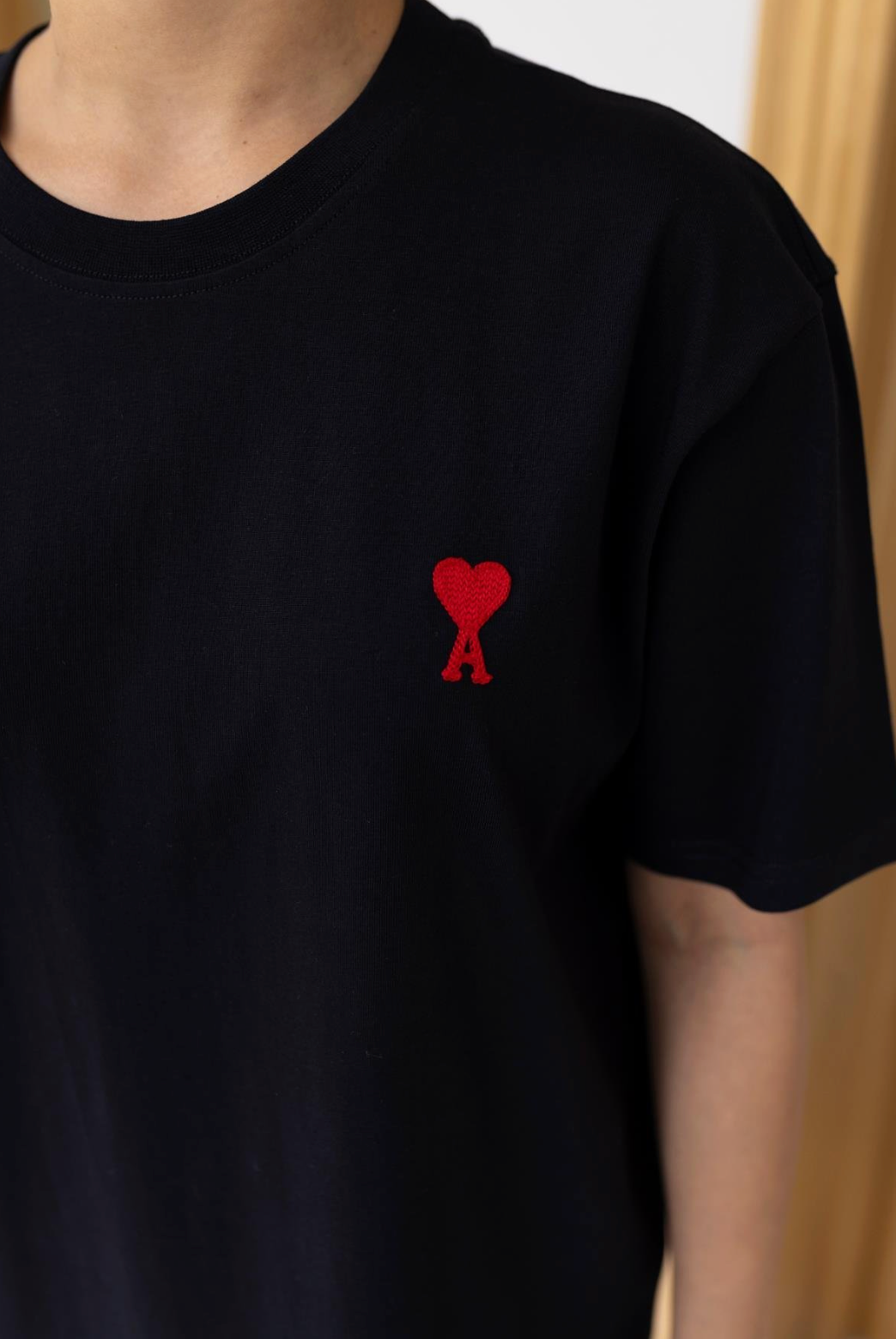 AMI PARIS T-SHIRT - BLACK