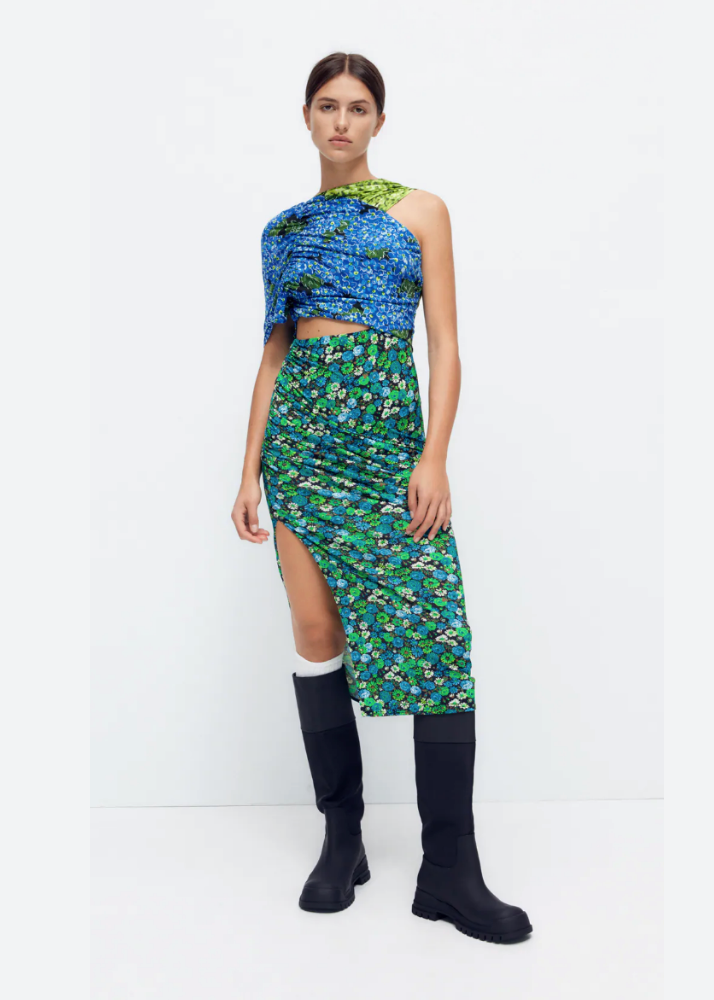 FLORAL  PRINT MIDI - Dress