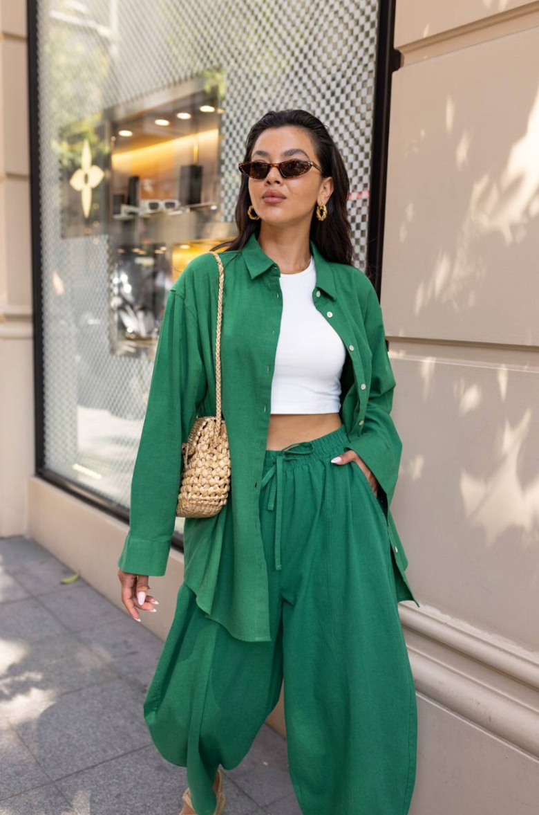 Solid linen oversized Shirts ( not transparent )