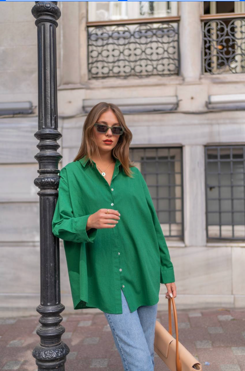Solid linen oversized Shirts ( not transparent )