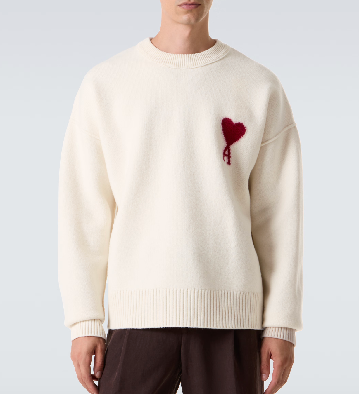 AMI PARIS Cœur virgin wool sweater (UNISEX)