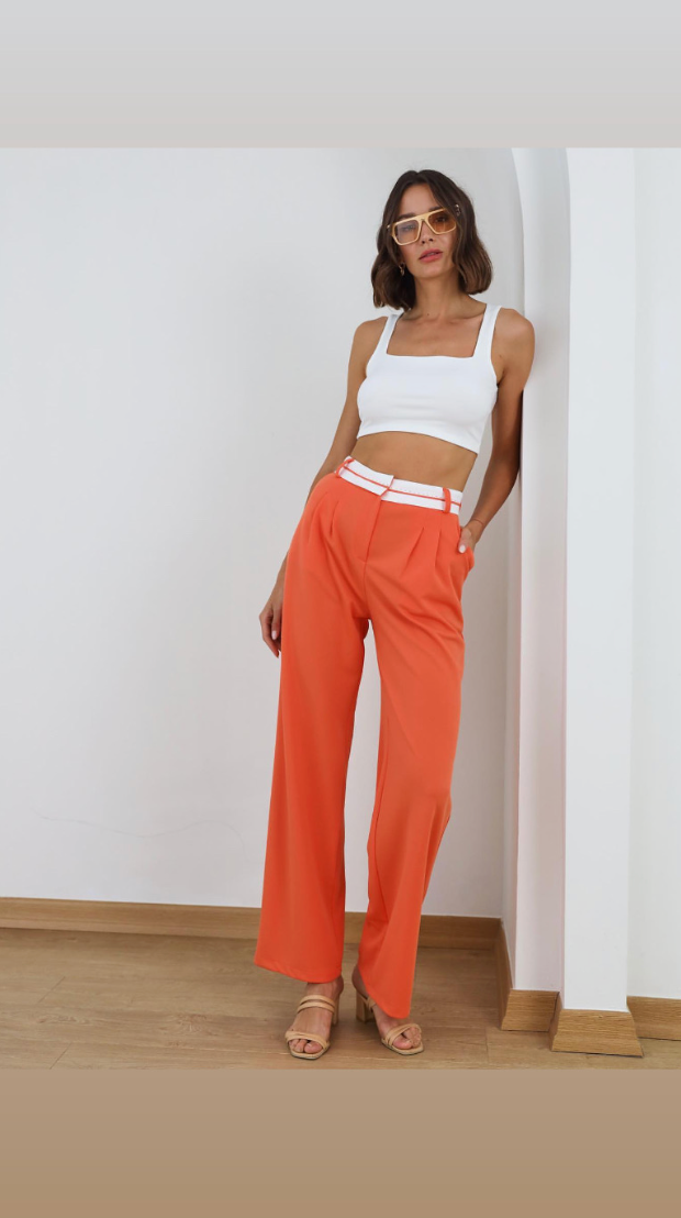 Orange-Belted trouser