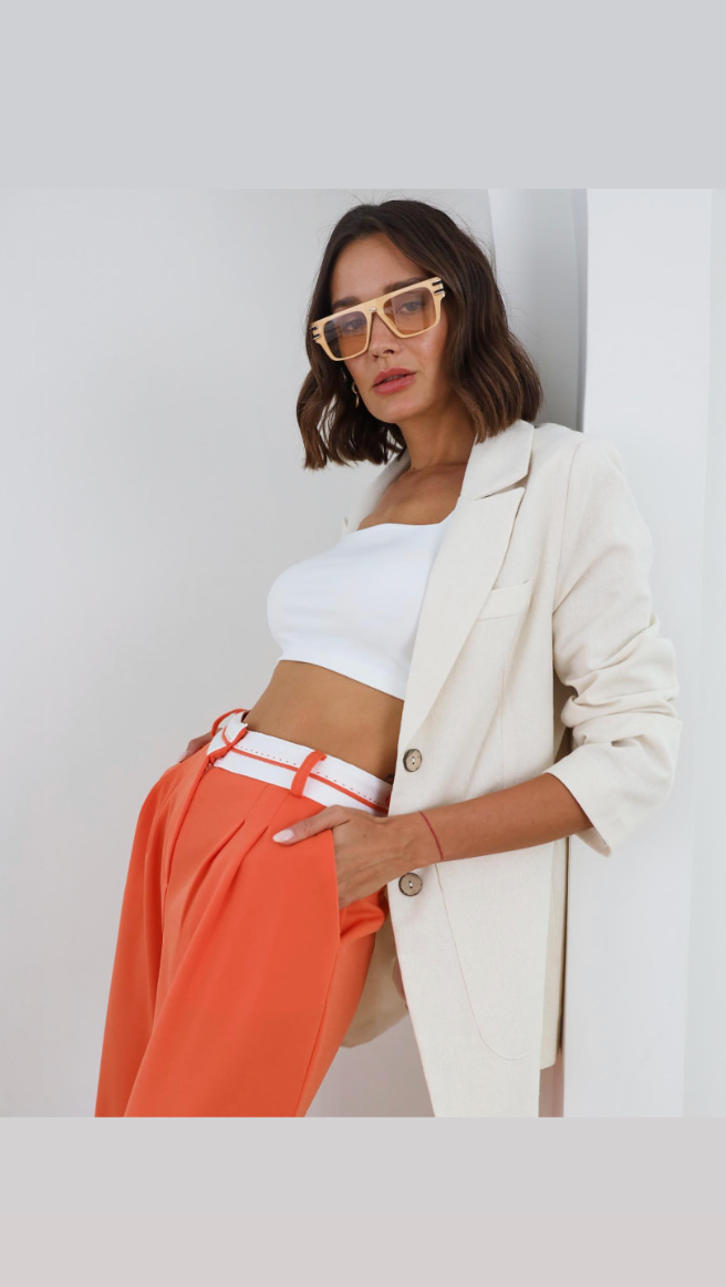 Orange-Belted trouser